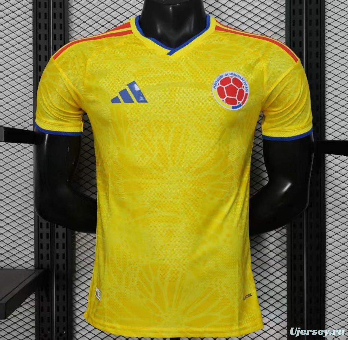 Player Version 2025 Colombia Home Jersey