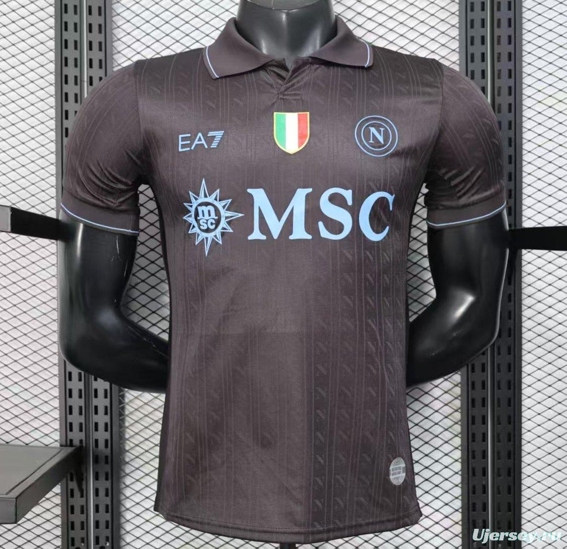 Player Version 25/26 Napoli Third Black Jersey