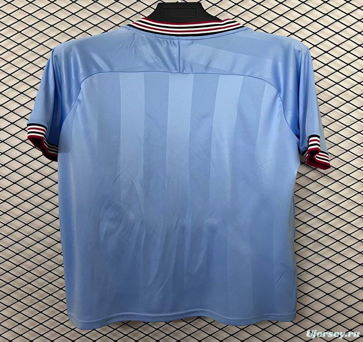 Retro 86/87 Sunderland Away Blue Jersey