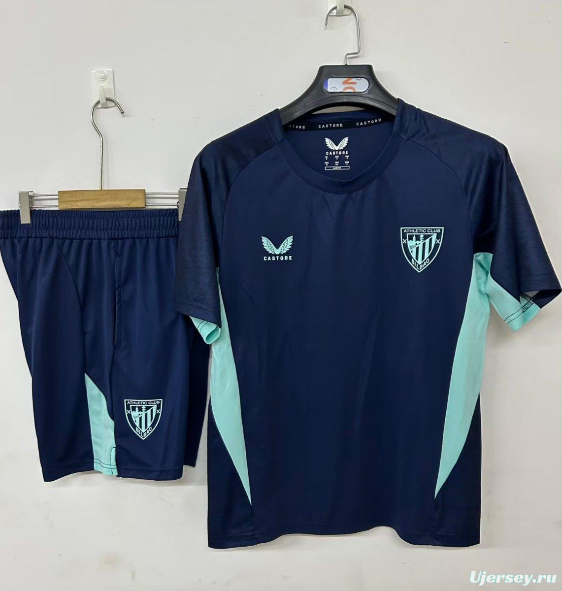 2526 Athletic Bilbao Training Jersey Royal Blue+Shorts