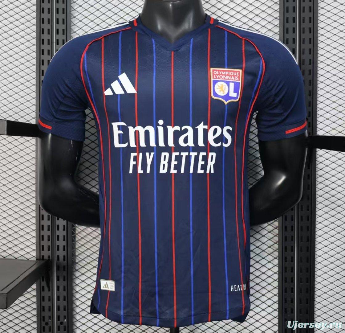 Player Version 25/26 Olympique Lyonnais/Lyon Away Jersey