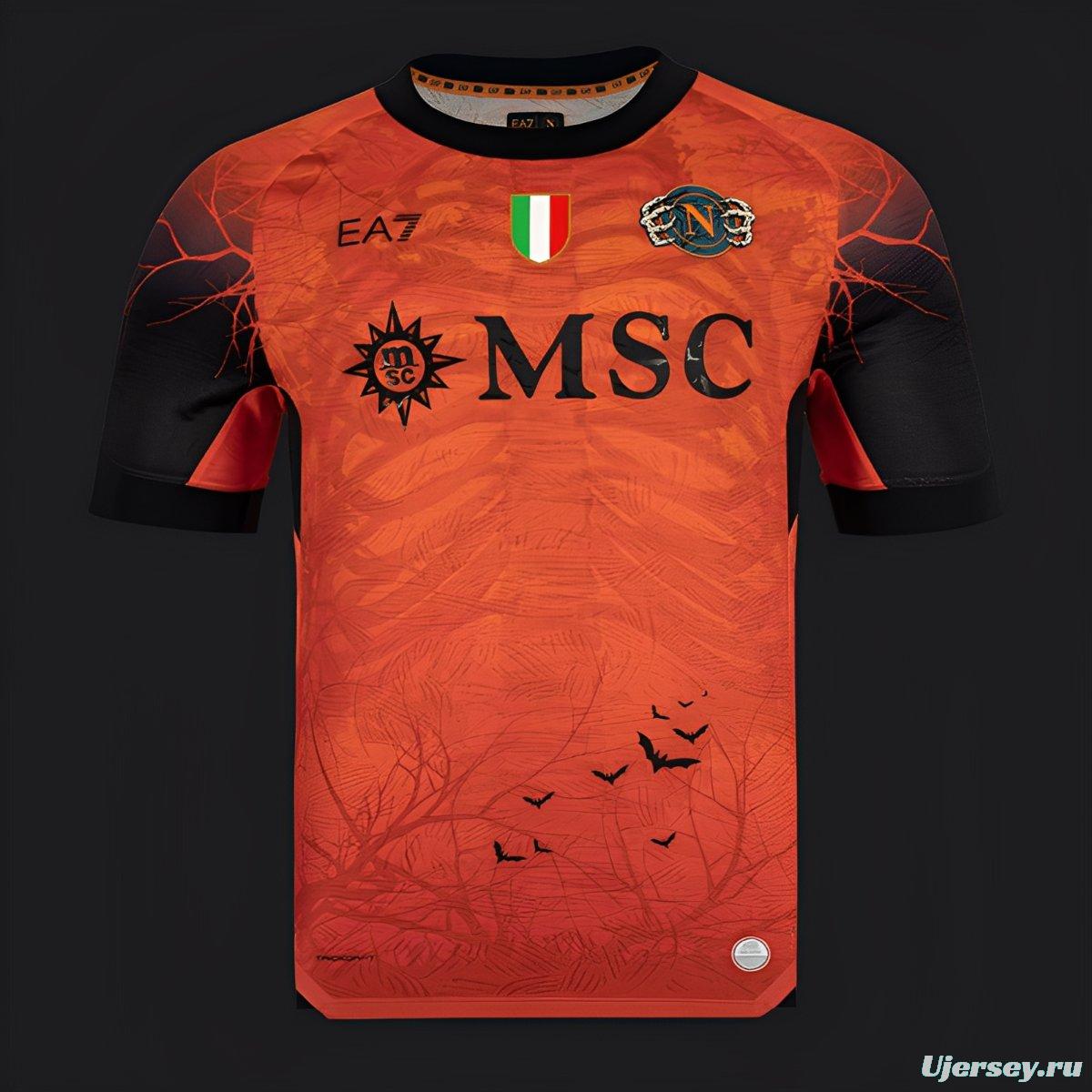 25/26 SSC Napoli Halloween Orange Jersey