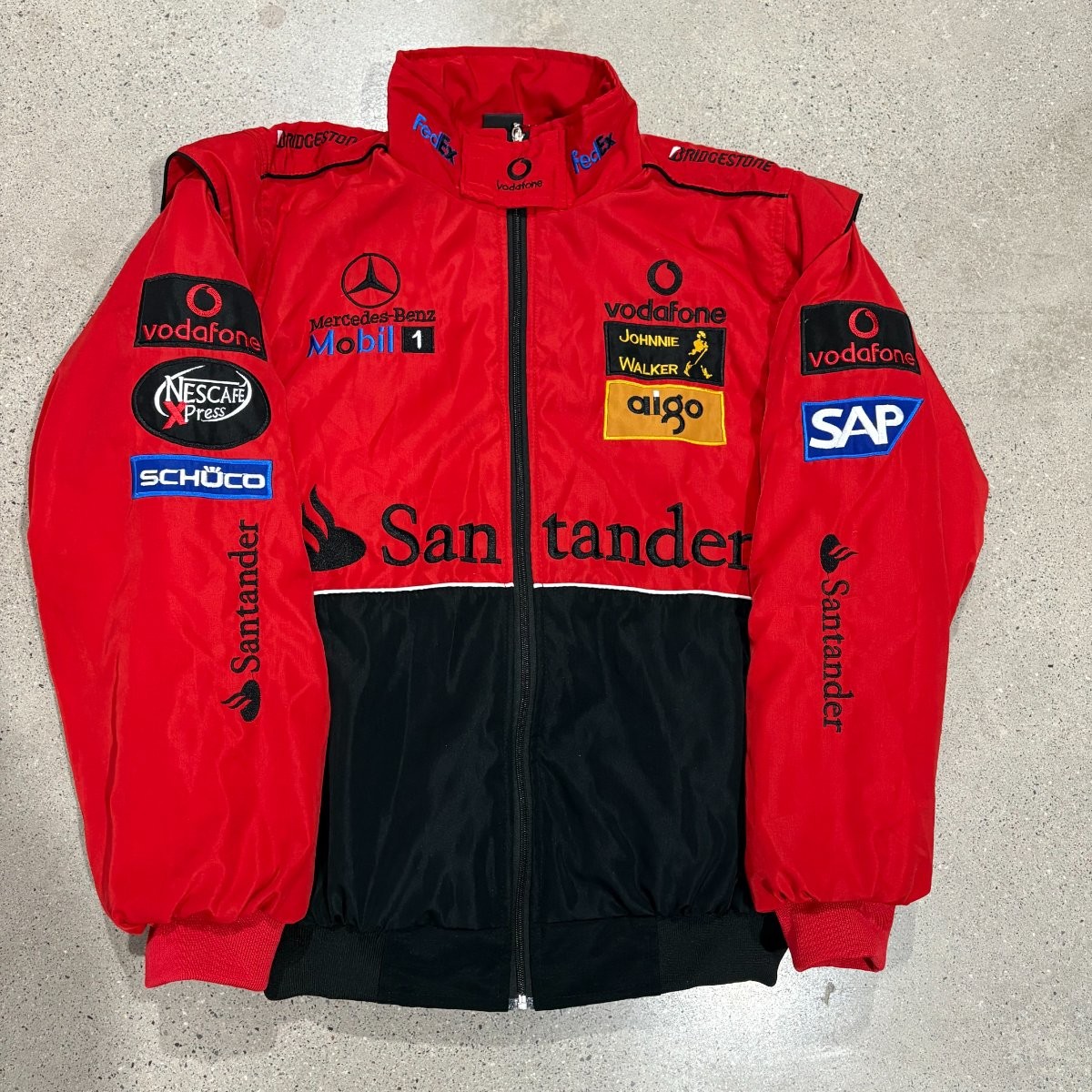2025 New Adult F1 MOTO Jacket Ebroidered Cotton Padded F 1 Racing Jacket