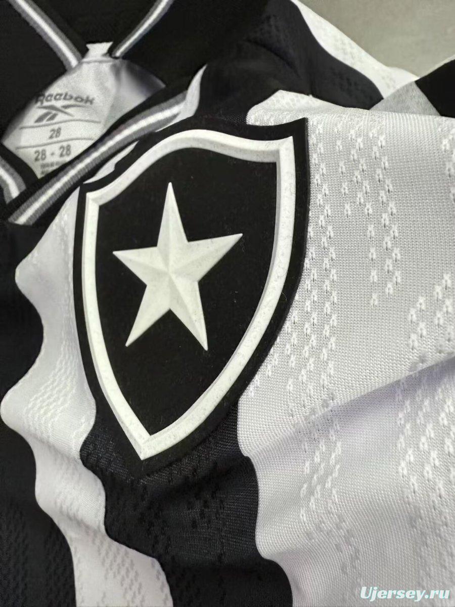 25/26 Kids Botafogo Home Jersey With Sponsor
