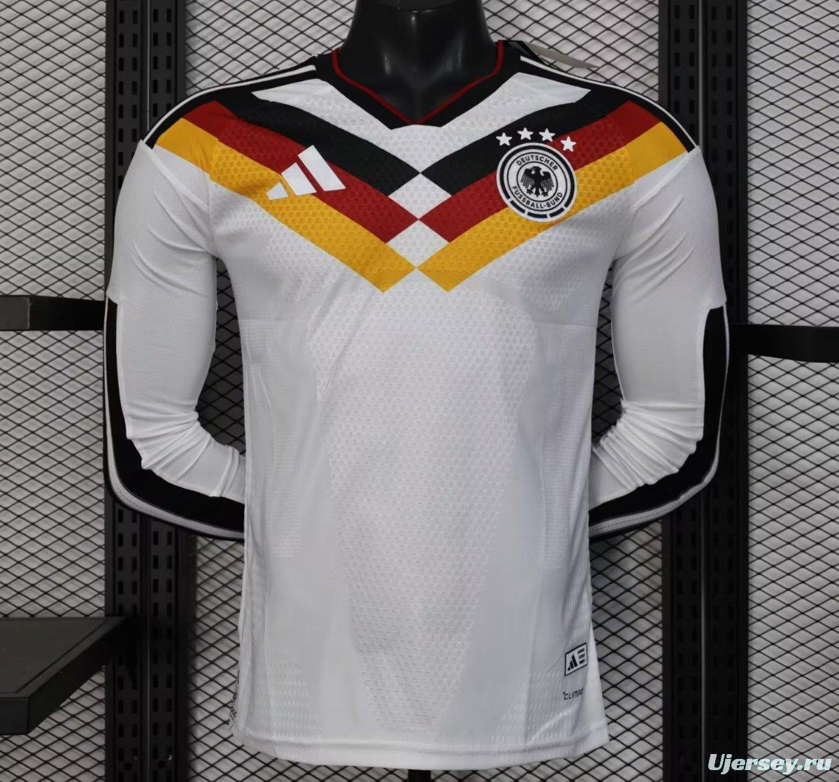 Player Version 2026 Germany Home Long Sleeve Jersey