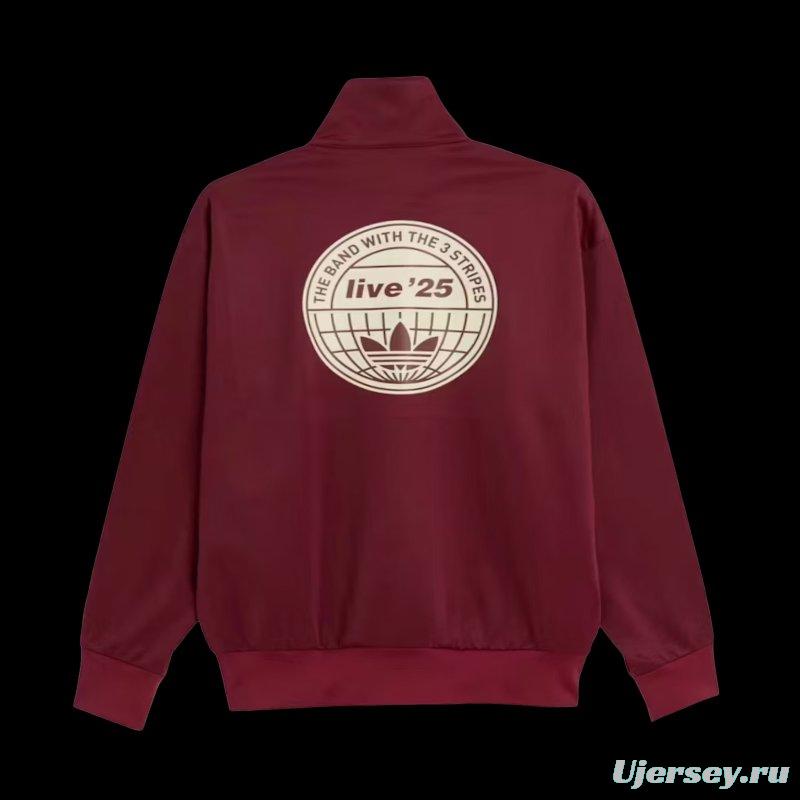 adidas x Oasis Tour Firebird Track Top Noble Maroon