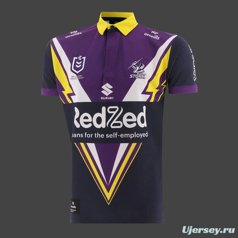 25/26 Melbourne Storm Purple with Lightning Bolt Jersey