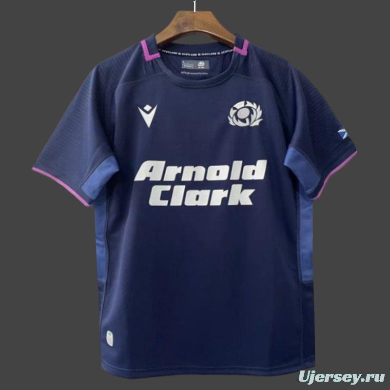 2026 Scotland home Navy Blue Jersey