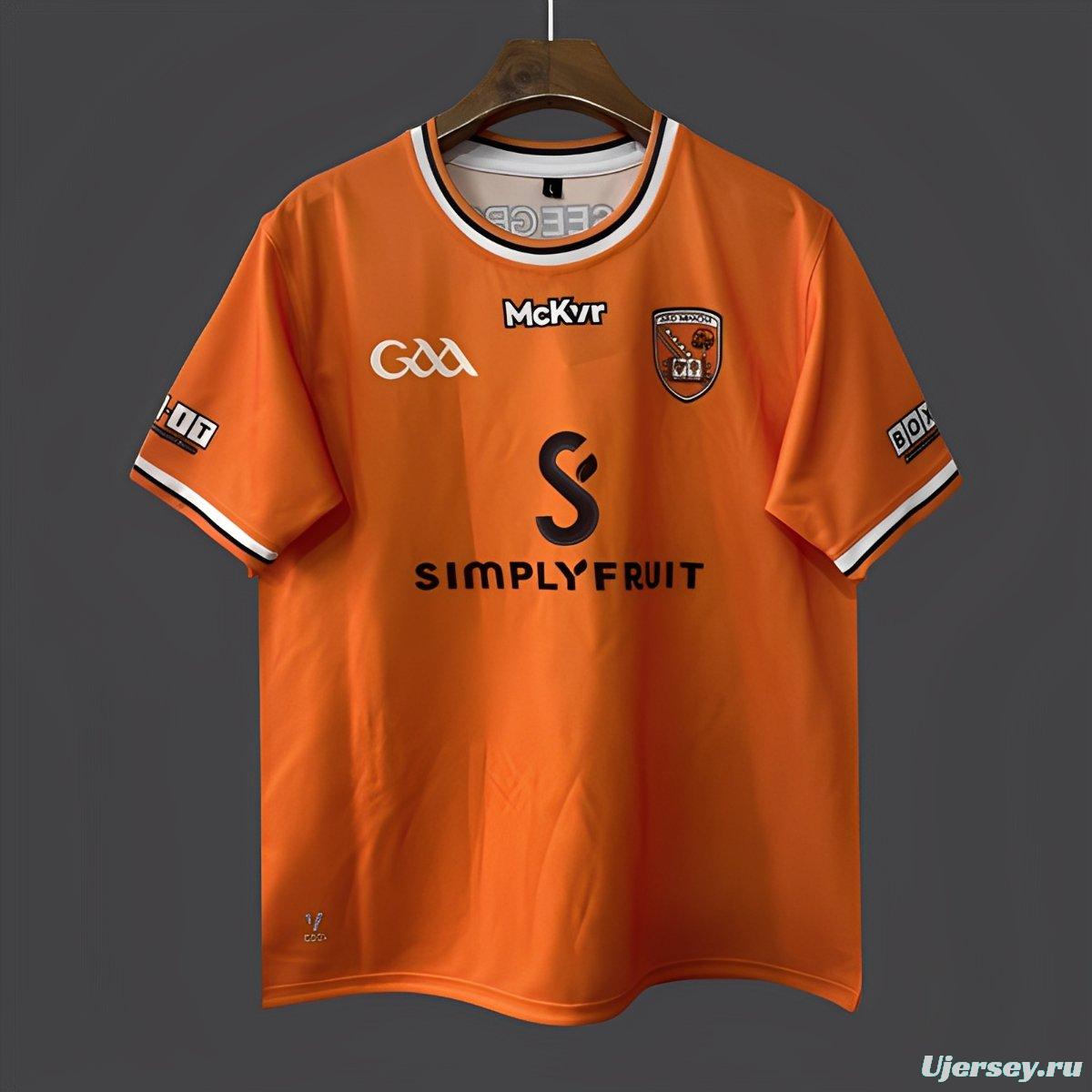 25/26 Armagh GAA Orange with White Trim Jersey