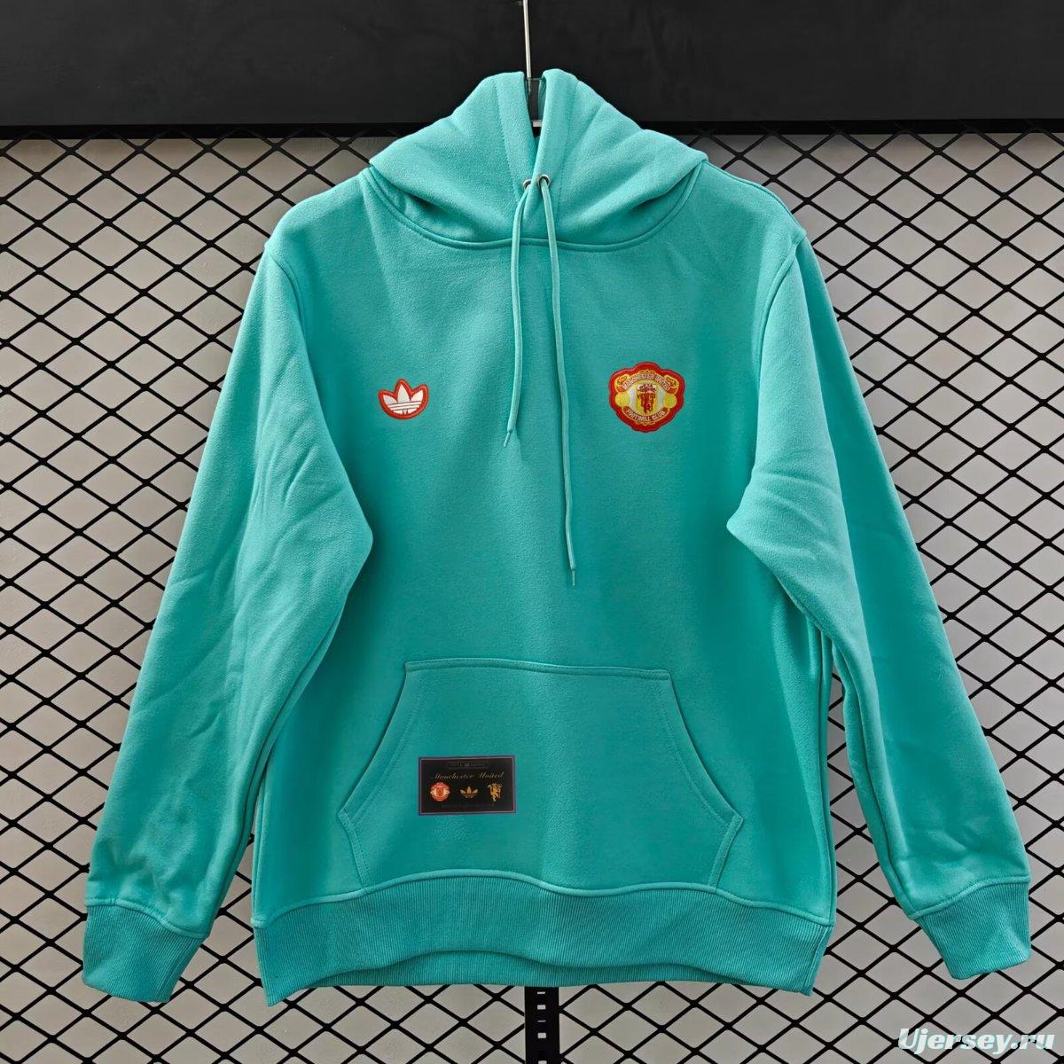 25/26 Manchester United Navy Hoodie Jacket-9 Colors