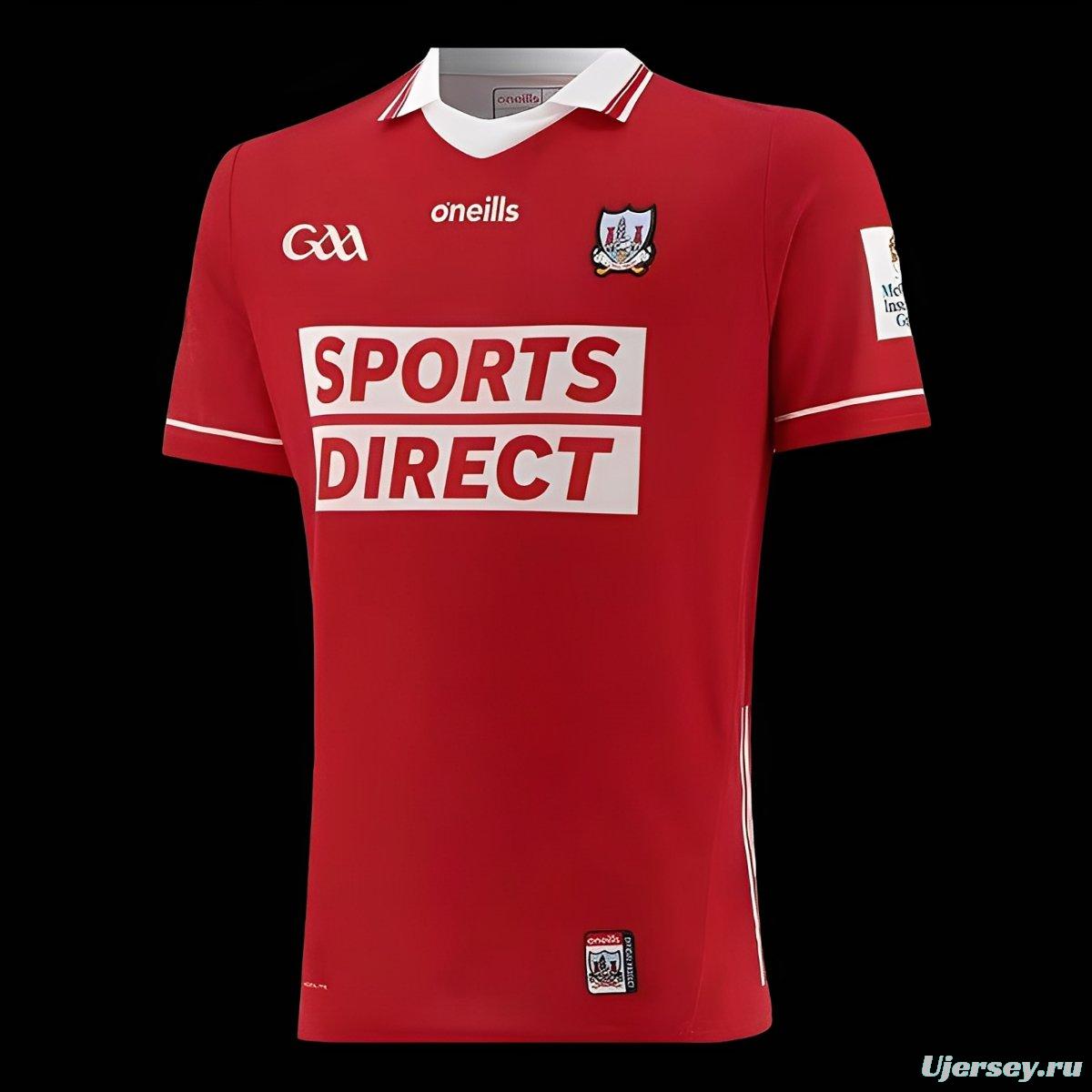 2026 Cork GAA Red with White Trim Jersey