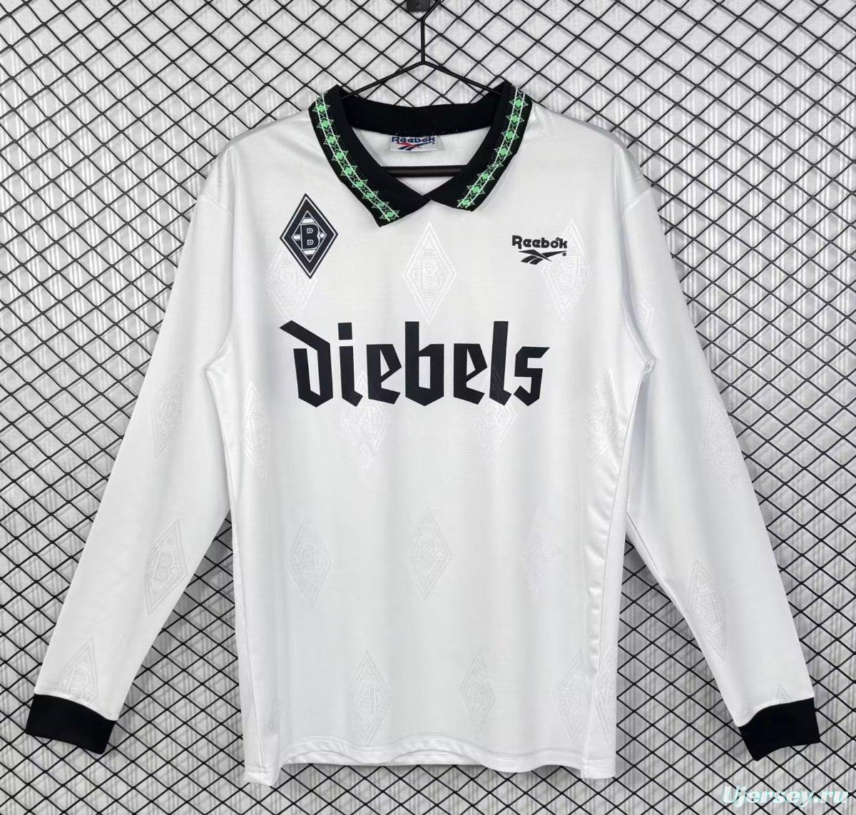 Retro 95/96 Borussia Mönchengladbach Home Long Sleeve Jersey