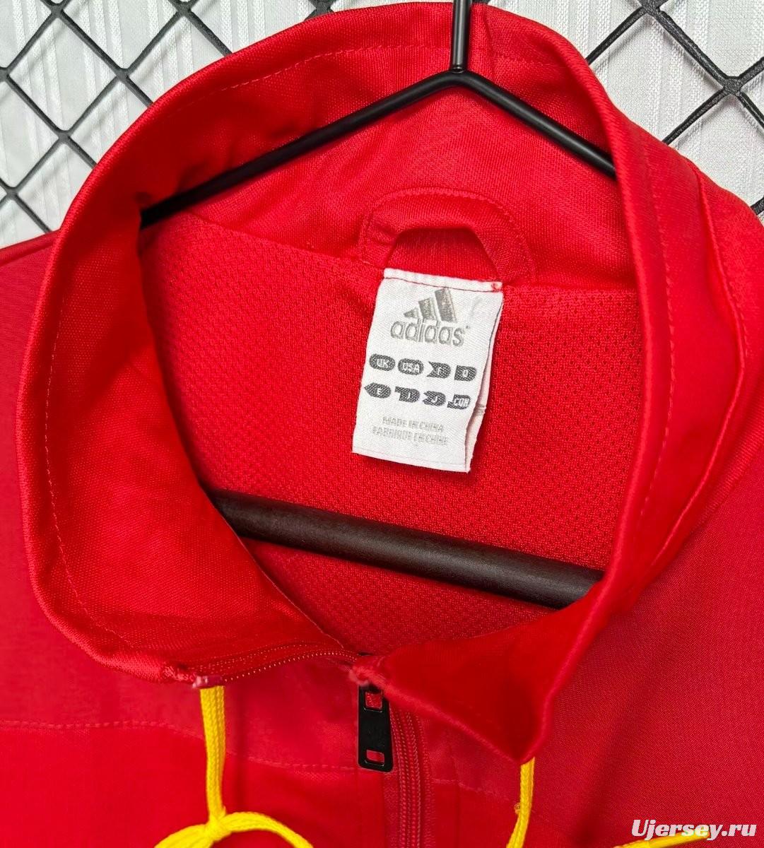 Retro 2010 Spain Home Full Zipper Jacket
