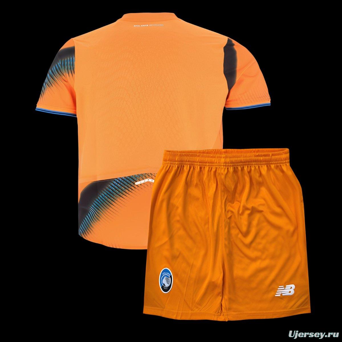 25/26 Kids Atalanta Third Orange Jersey