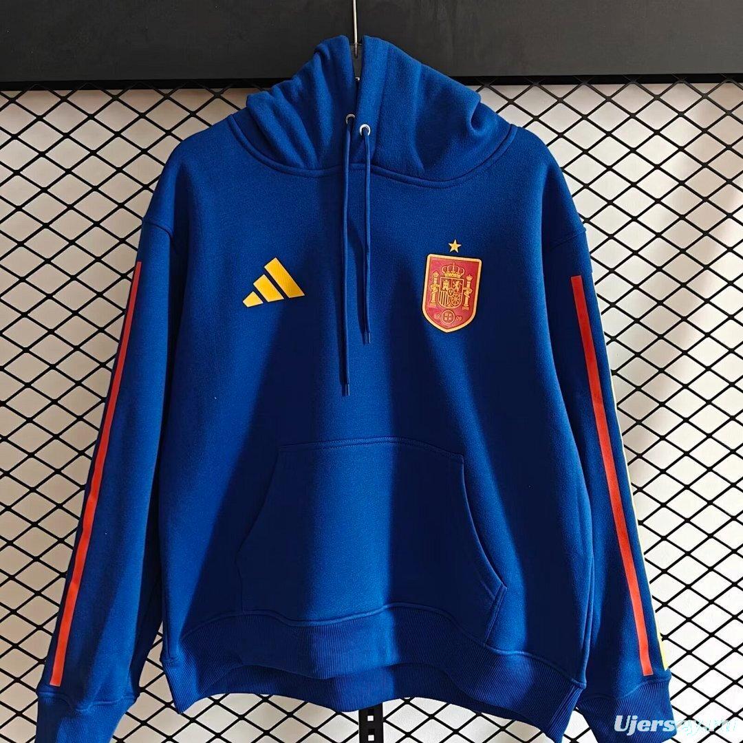 2026 Spain Embroidered Logo Hoodie 9 Colors