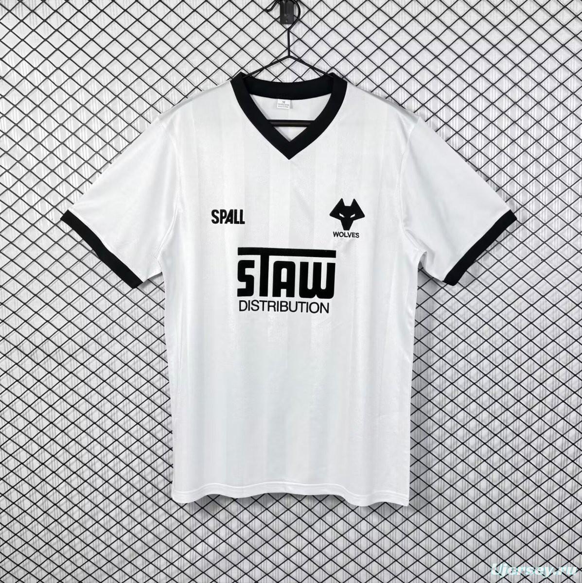 Retro 86/88 Wolverhampton Wanderers Away White Jersey