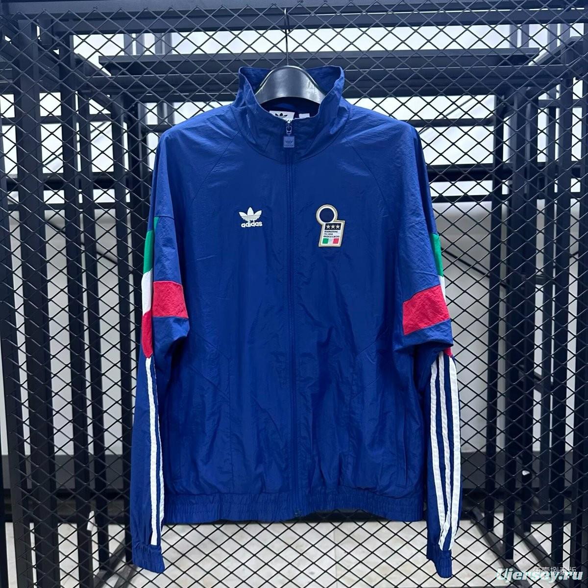 Retro 1994 Italy Home Full Zipper Windbreaker