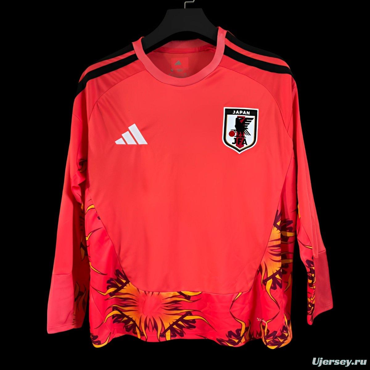 2026 Japan Red Goalkeeper Long Sleeve Jersey
