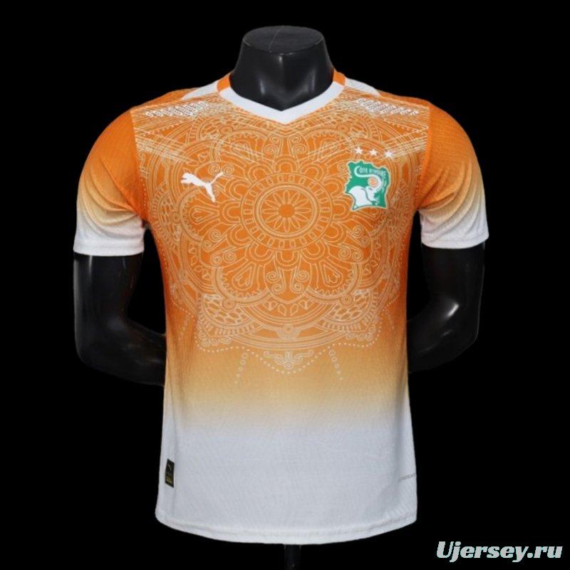2026 Player Version Ivory Coast Special Edition Orange Jersey