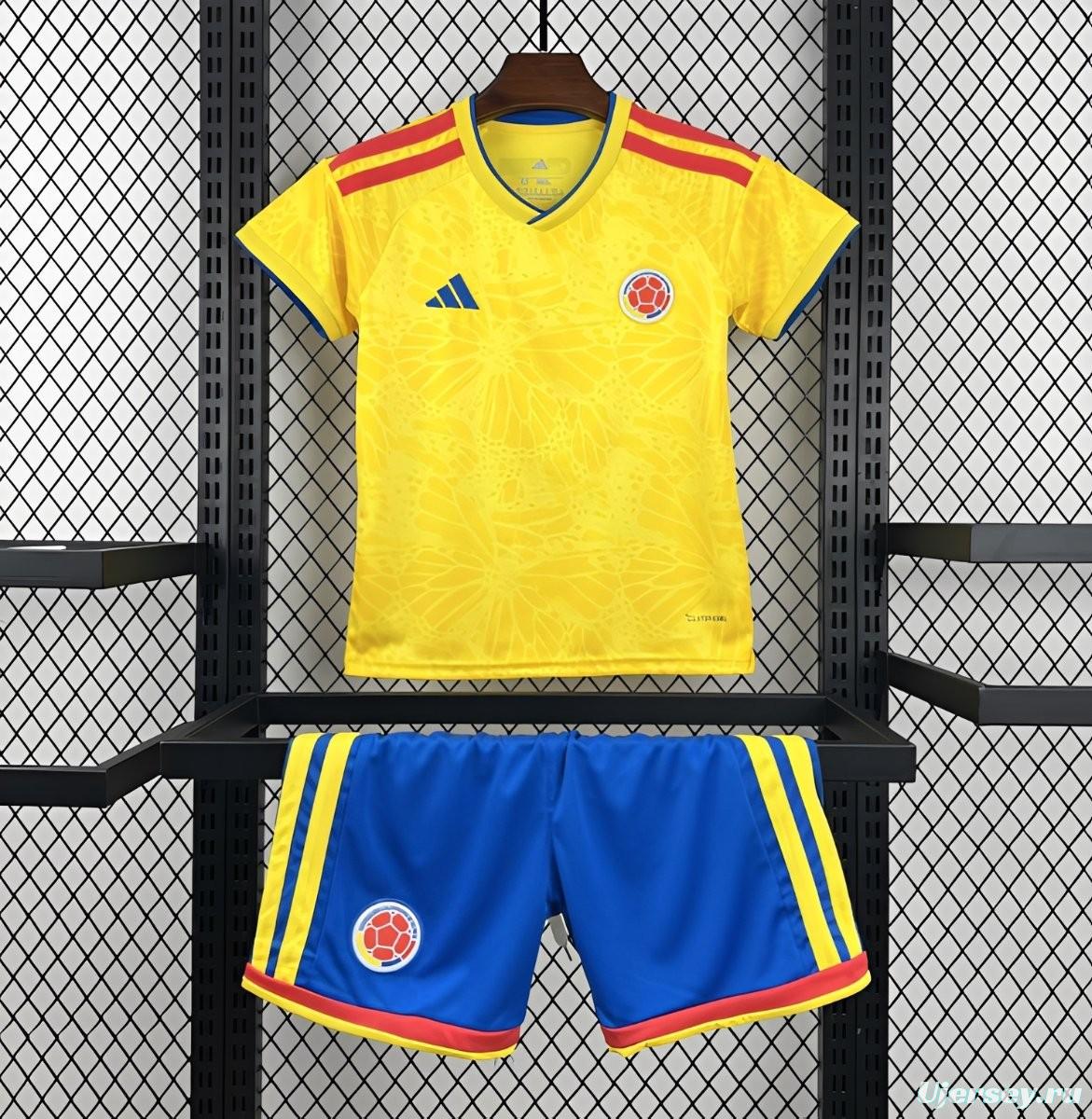 2026 Kids Colombia World Cup Home Kit
