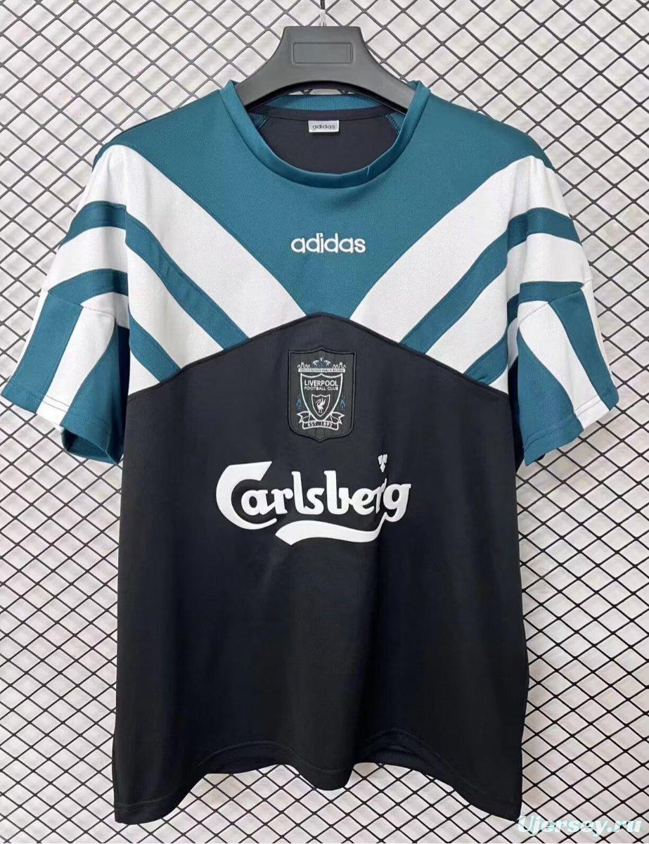 Retro 95/96 Liverpool Adidas Cotton Tee Jersey
