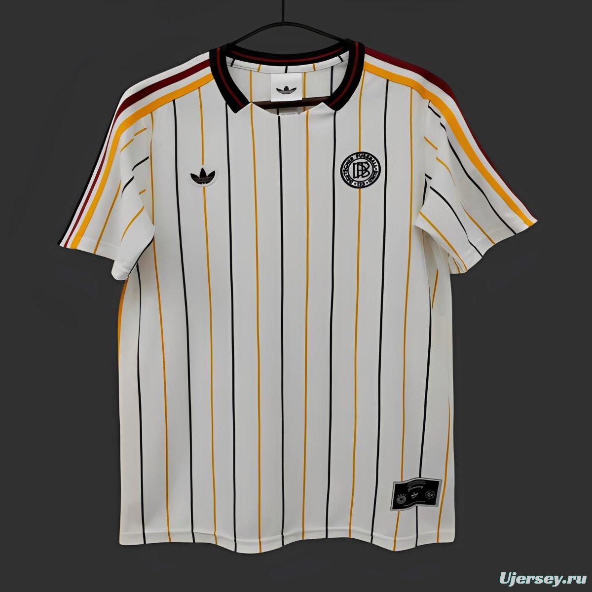 2026 Germany Adidas Terrace Icons White Jersey