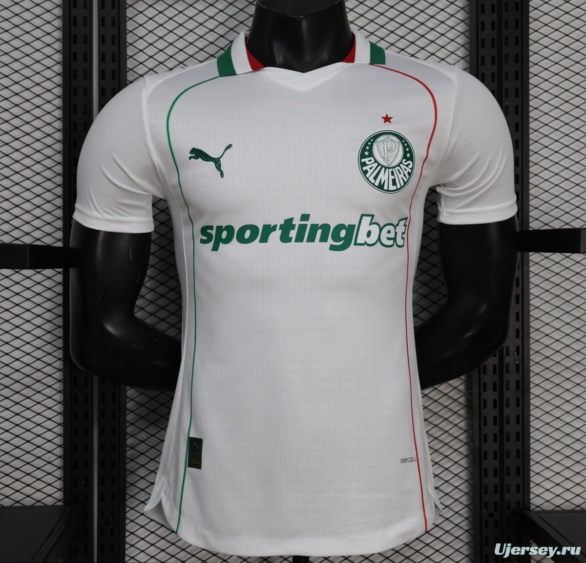 Player Version 26/27 Palmeiras Away White Jersey