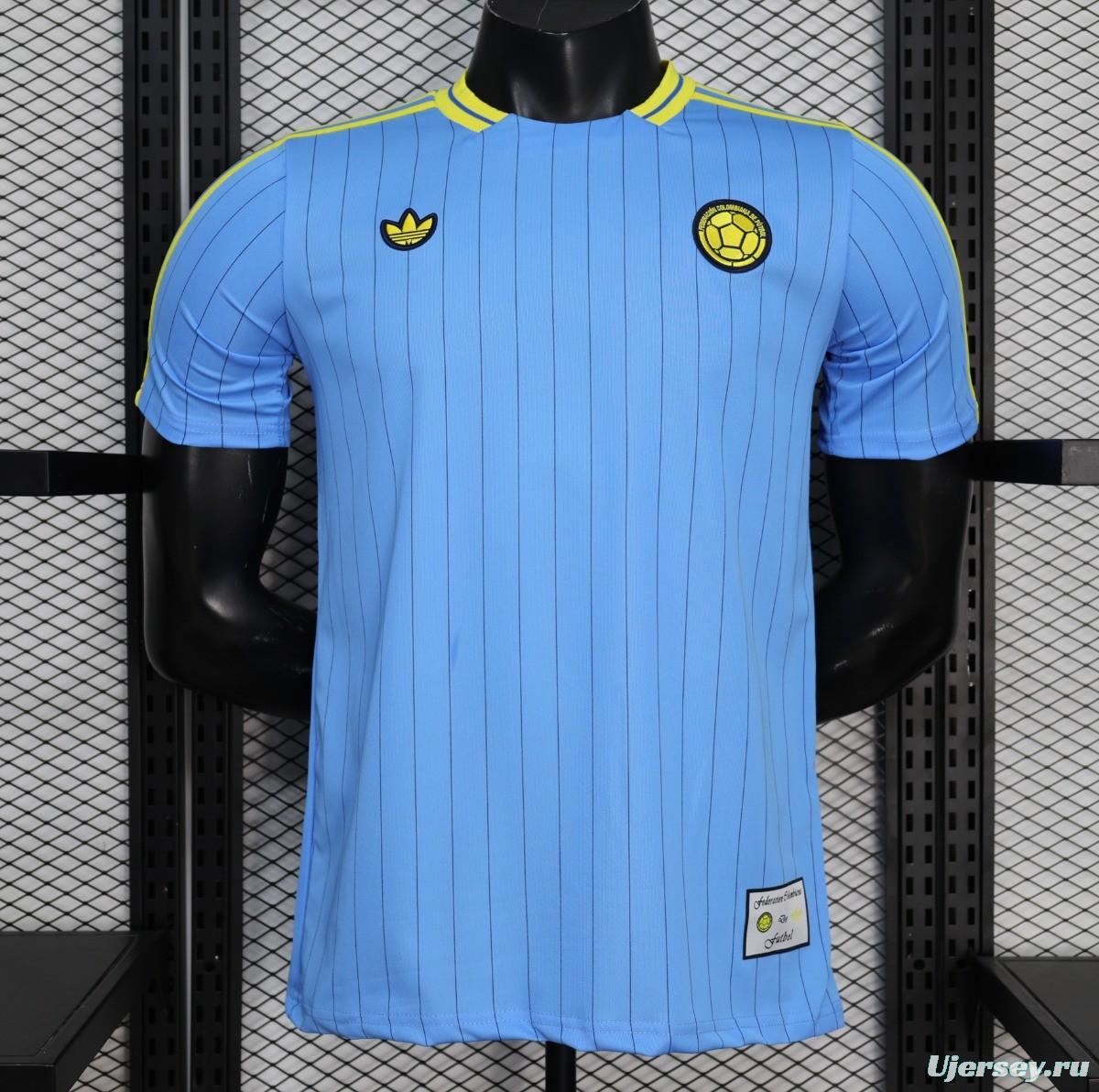 Player Version 2026 Colombia Blue Terrace Icons Jersey