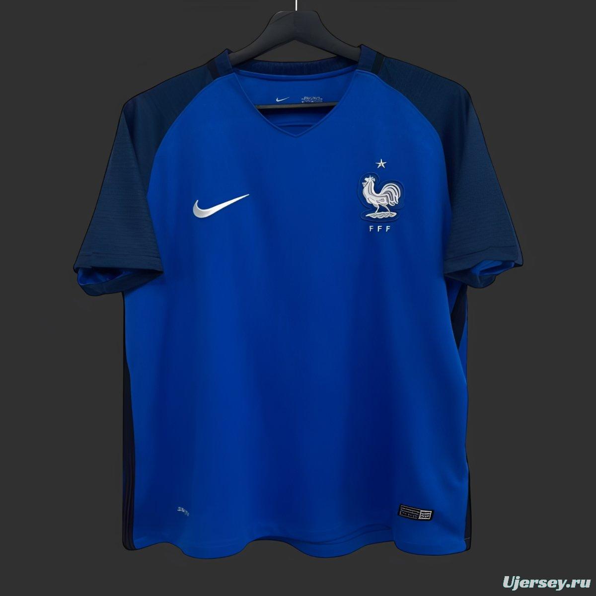 Retro 2016 France Home Jersey