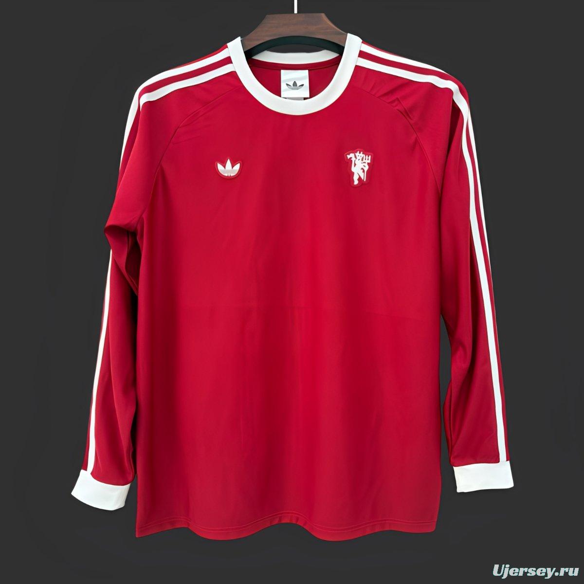 25/26 Manchester United Originals Crew Long Sleeve Sweat