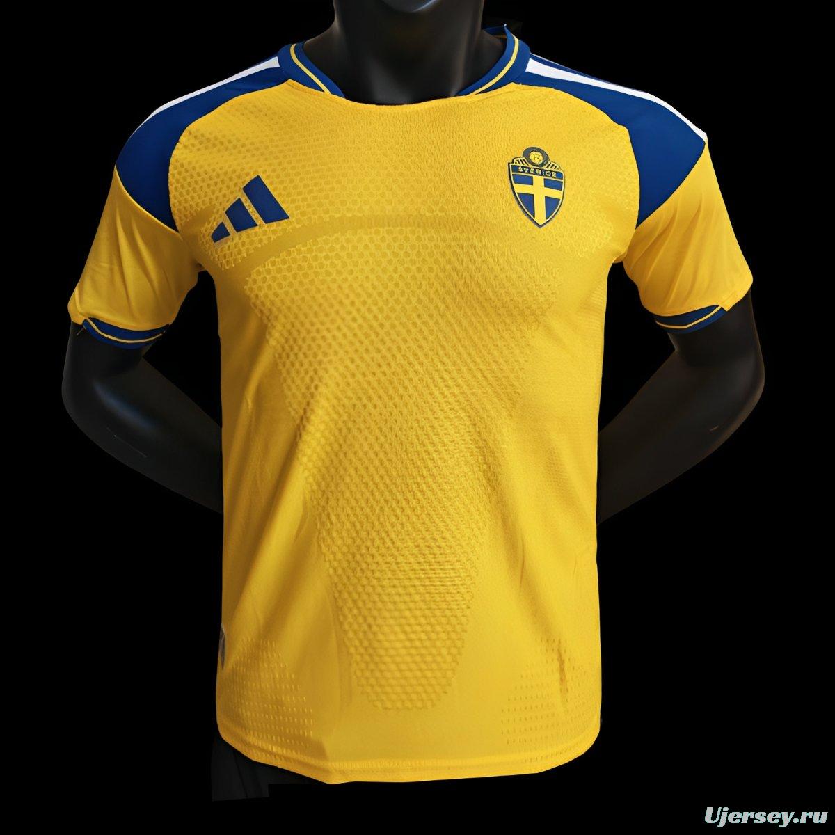 Player Version 2026 Sweden Home Jersey
