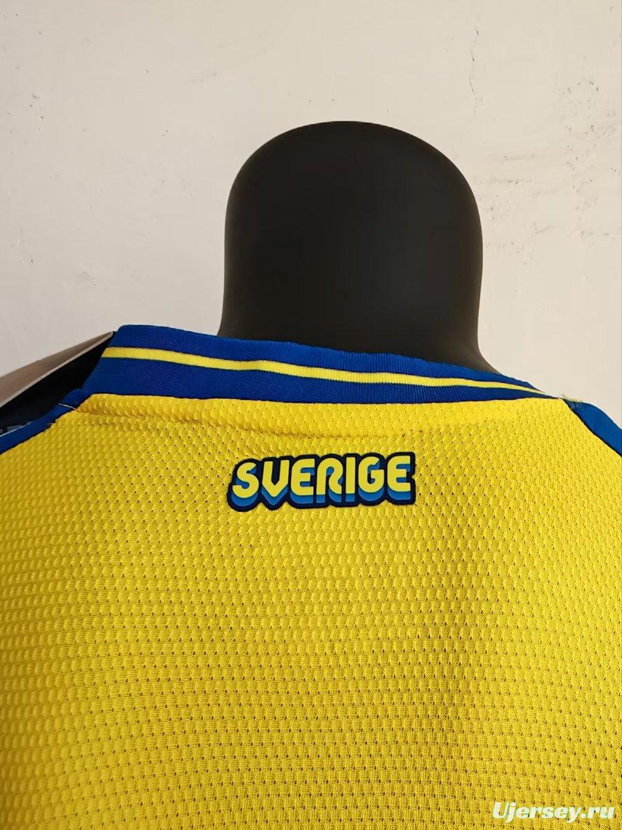 Player Version 2026 Sweden Home Jersey