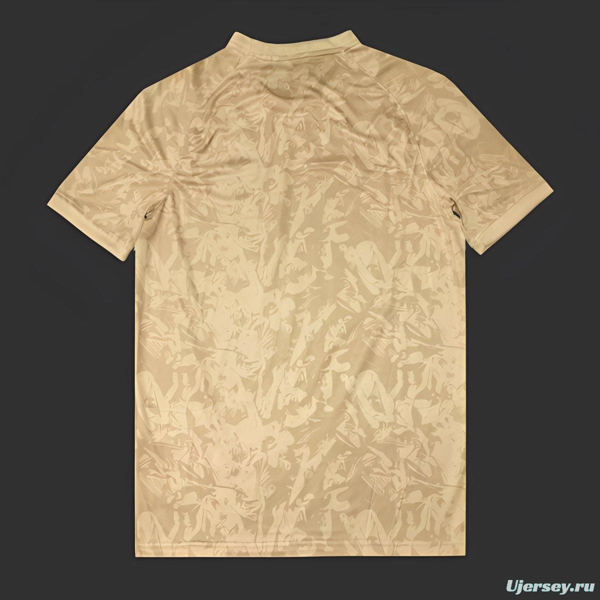 25/26 PSG Paris Saint-Germain Entrainement Beige Special Jersey