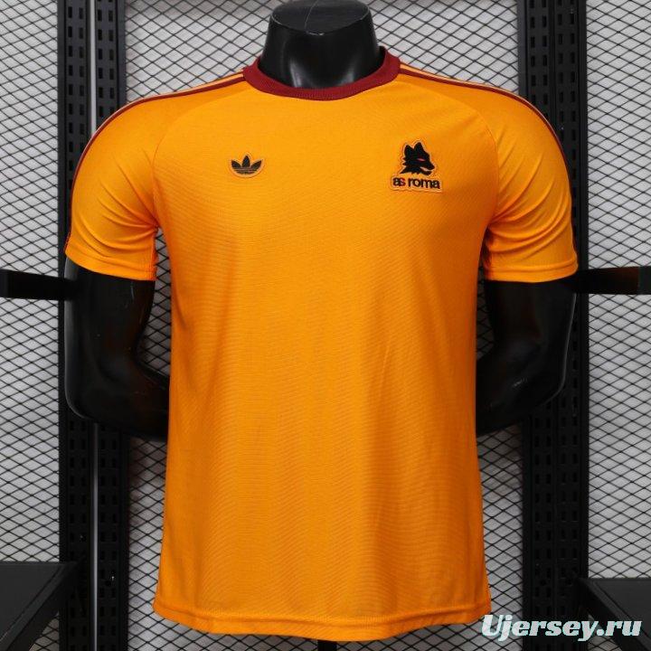 Player Version 26/27 AS Roma x Adidas Originals Orange Special Edition Jersey