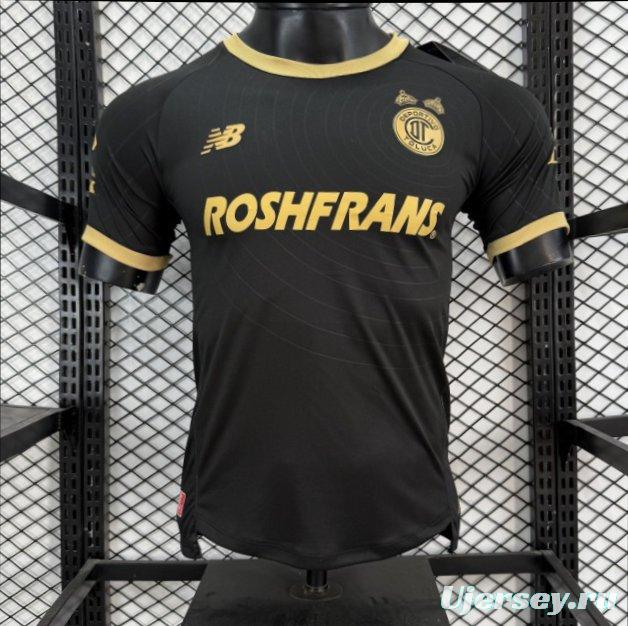 Player Version 26/27 Deportivo Toluca FC New Balance Away Black Gold Jersey