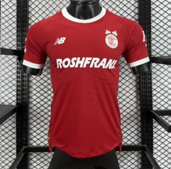 Player Version 26/27 Deportivo Toluca FC New Balance Home Deep Red White Jersey