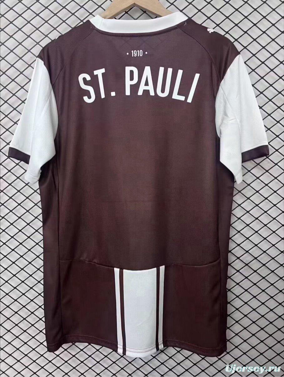 25/26 FC St. Pauli Brown 1970s Remake Special Jersey