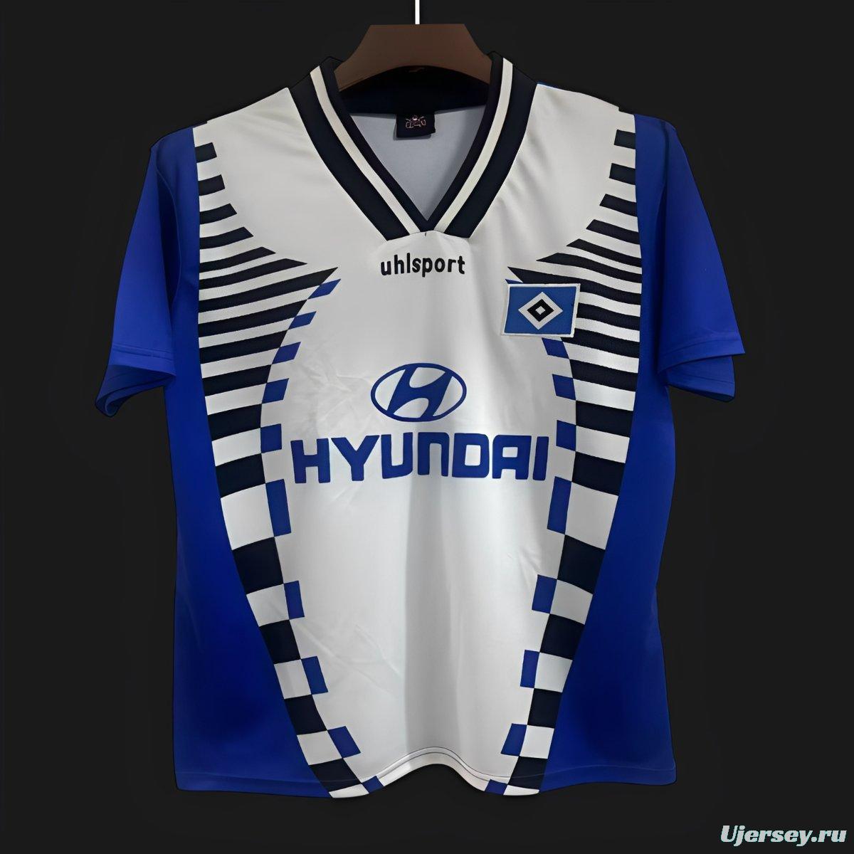 Retro 96/97 Hamburg SV Away Blue Jersey