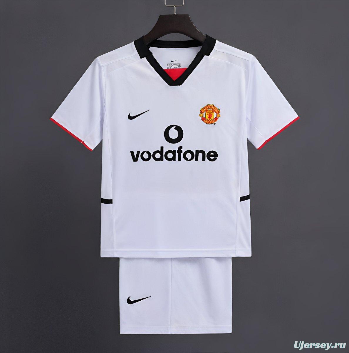 Retro 02/03 Kids Manchester United Away Jersey