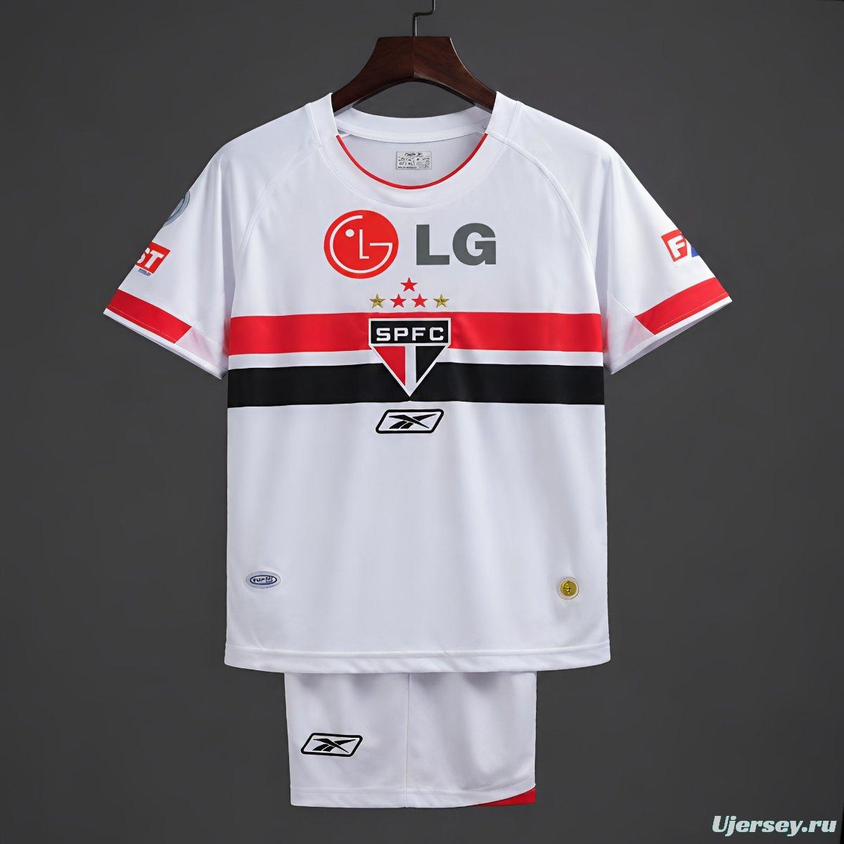 Retro 07/08 Kids Sao Paulo Home Jersey