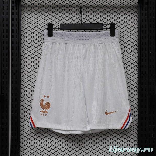 Player Version 2026 France Home White  Shorts