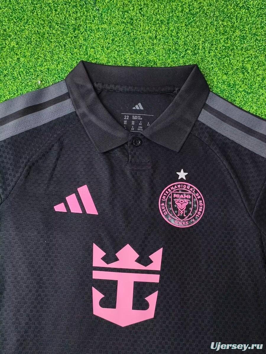 Player Version 26/27 Kids Inter Miami Away Black Jersey
