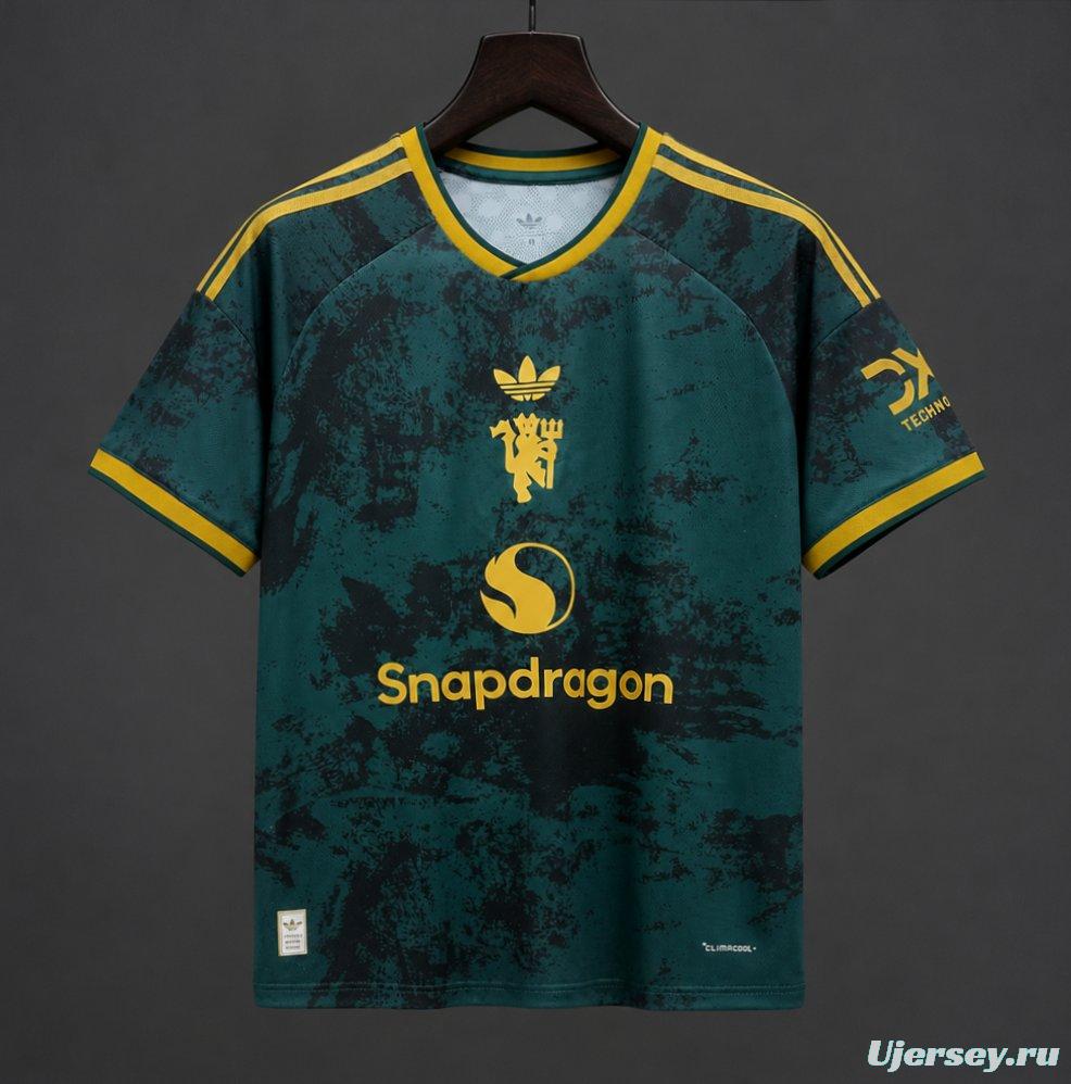 26/27 Manchester United Special Edition Green Gold Jersey