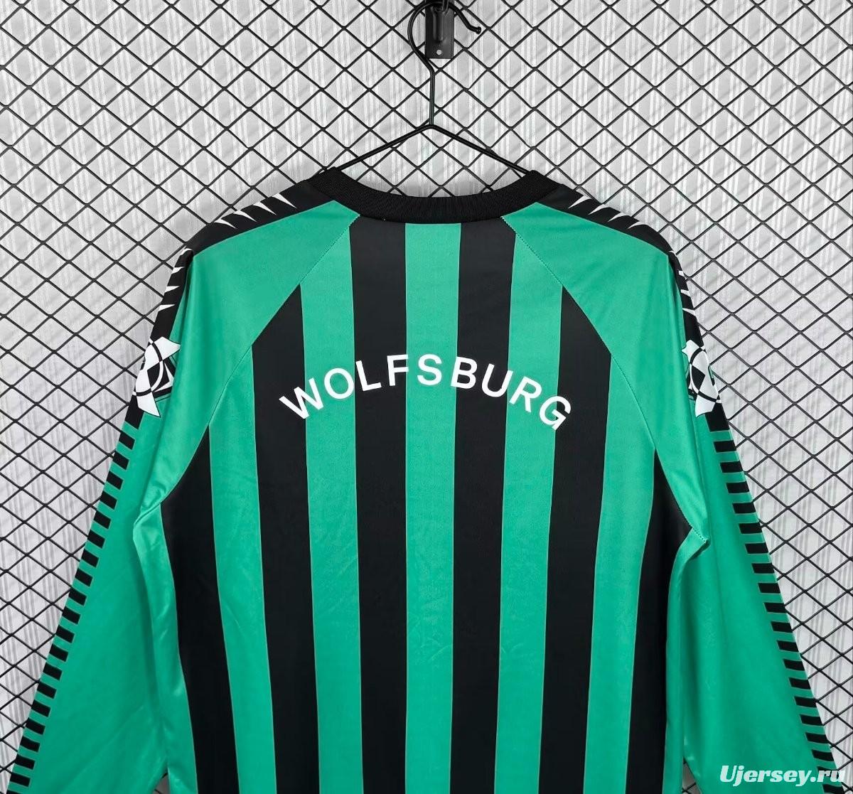 Retro 94/95 Wolfsburg Home Long Sleeve Jersey