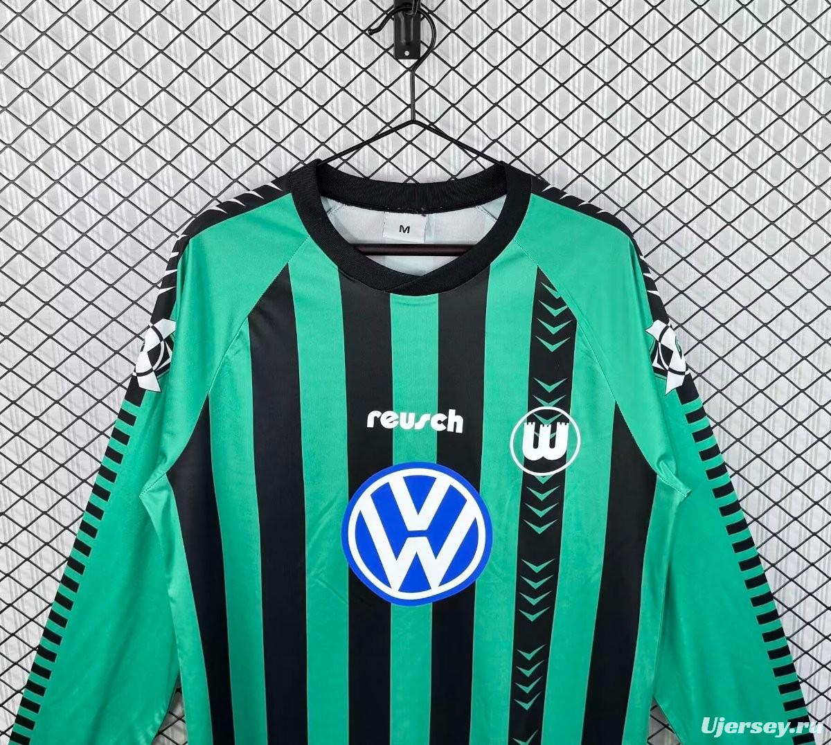 Retro 94/95 Wolfsburg Home Long Sleeve Jersey