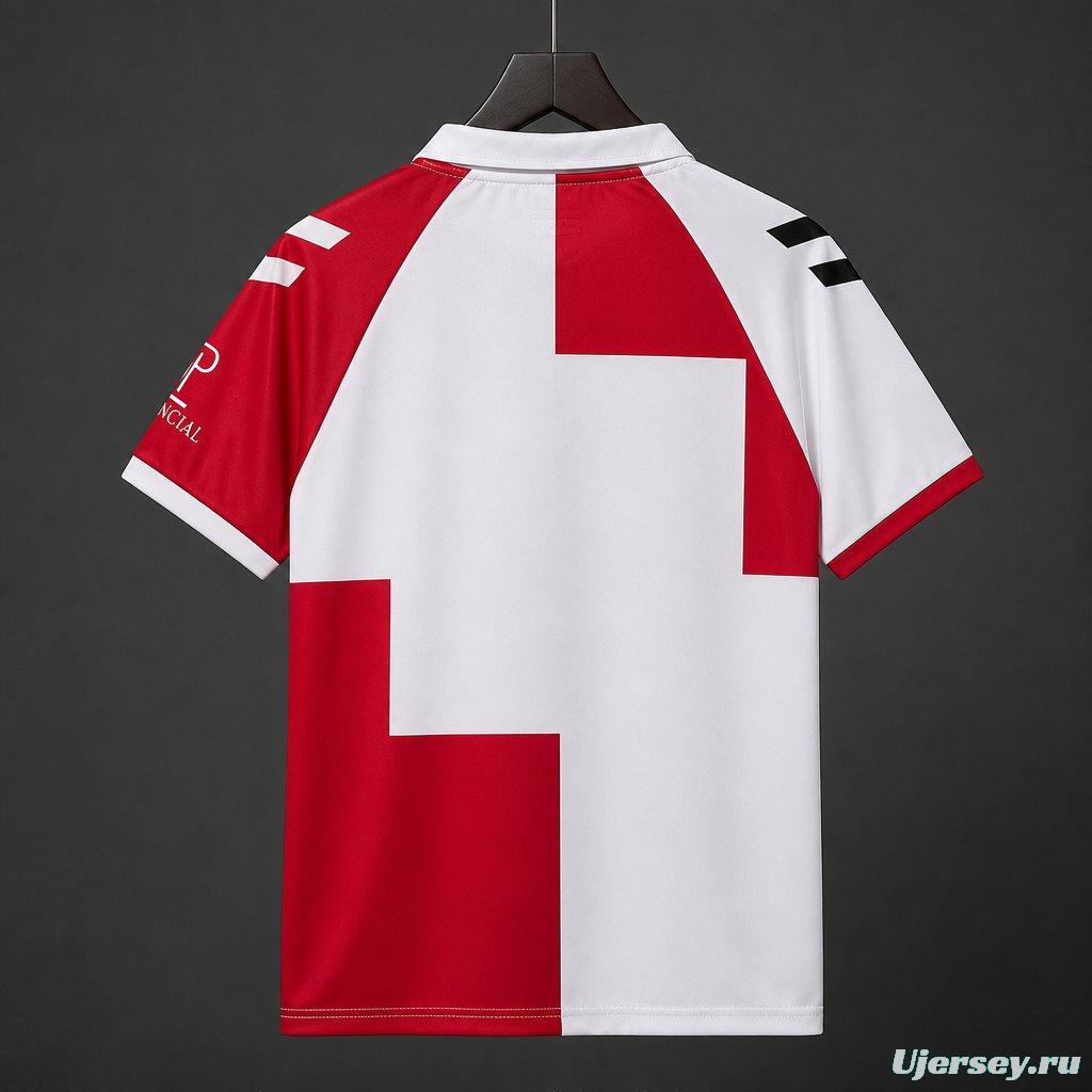 25/26 Celta de Vigo 100th Anniversary Vintage Remake Red/White Jersey