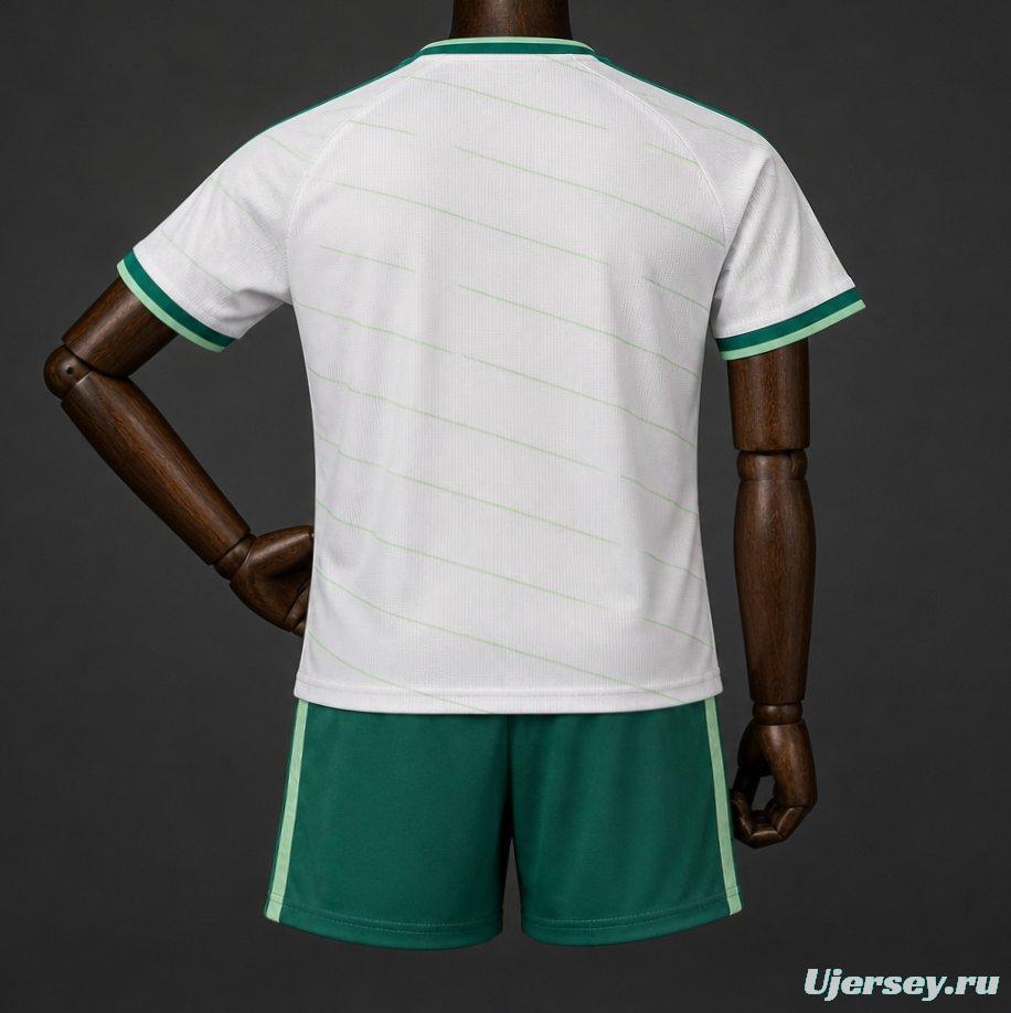 2026 Kids Northern Ireland Away White Jersey