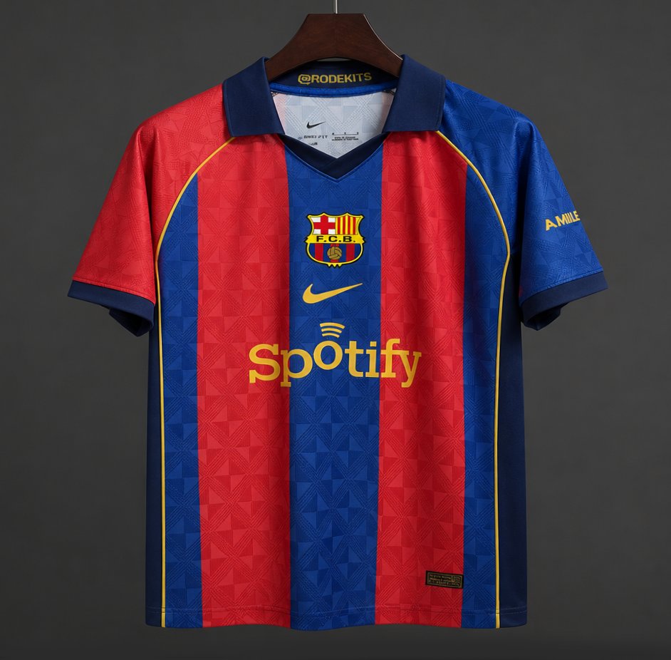 26/27 Barcelona Vintage-Inspired Home Football Jersey