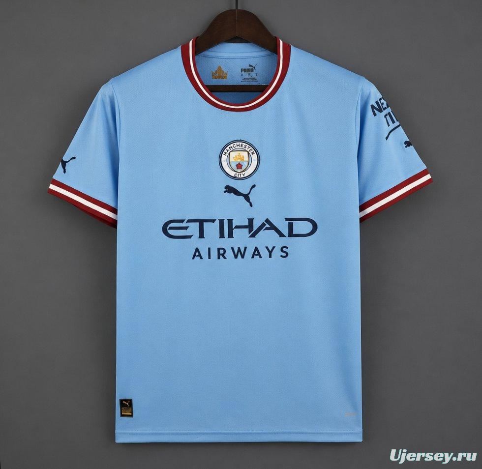 Retro 22/23 Manchester City Home Jersey