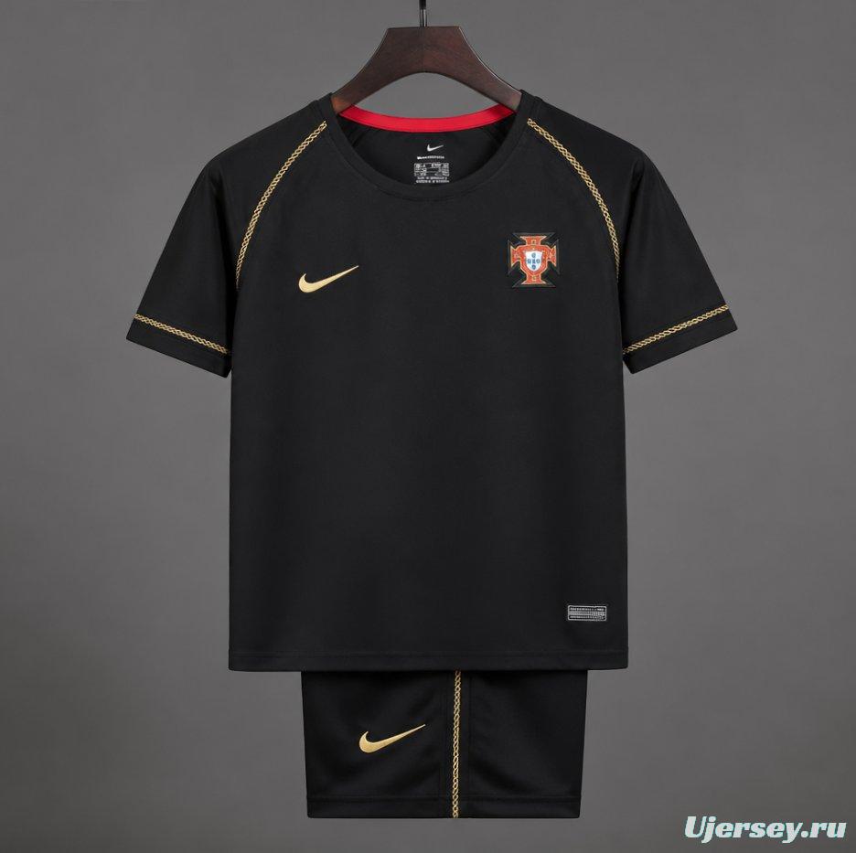 Retro Kids 2006 Portugal Away Jersey